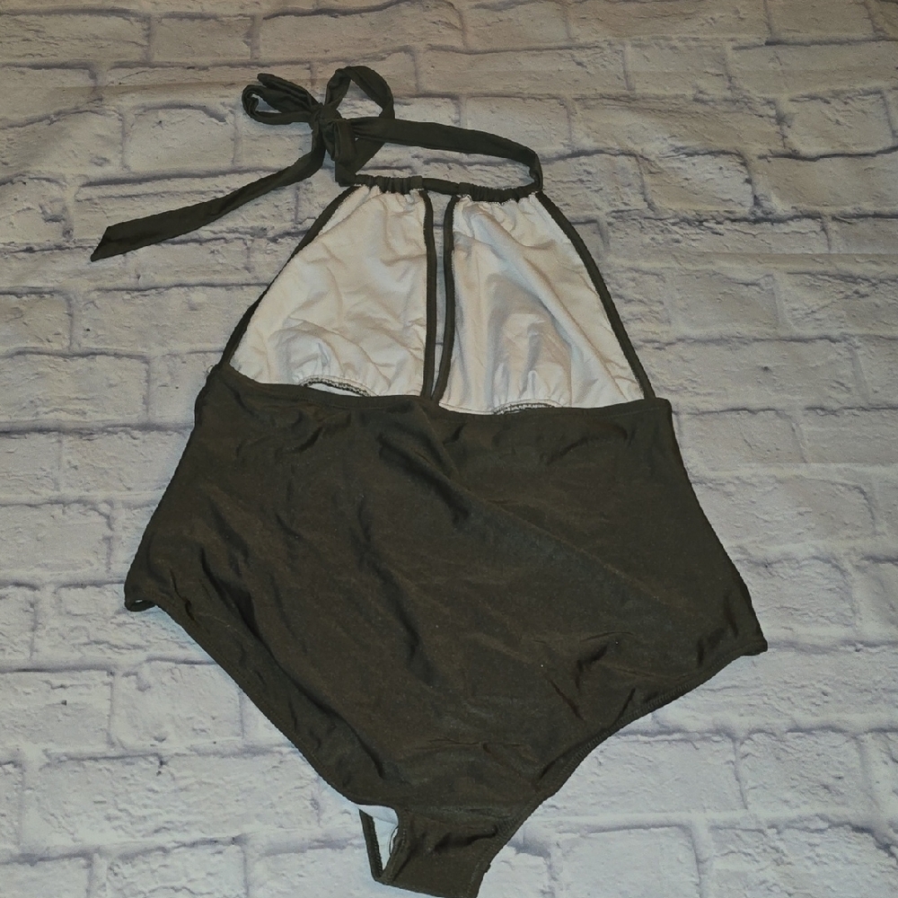 NWT Cupshe Dark Green One Piece Bodysuit - Picture 4 of 5